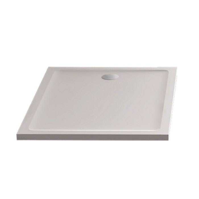 Cadita de dus rectangulara MILDE 80x100x4,5 cm, acril