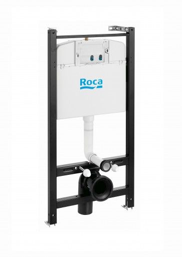 Rama incastrata Roca Active pentru WC suspendat, cu rezervor si clapeta actionare dubla