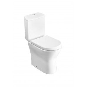 Vas WC stativ Roca Nexo, cu rezervor din portelan si capac slim soft close