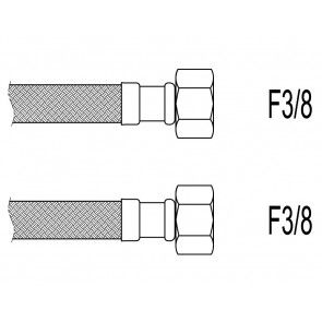 Racord flexibil apa i-i, 3/8"x 3/8", 30 cm Techman PWS911