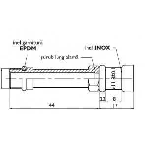 Racord flexibil baterii F1/2