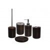 Set de accesorii pentru baie AWD ETNIC Wenge