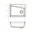 Chiuveta bucatarie granit compozit dreptunghiulara Laveo GRENADA, beige